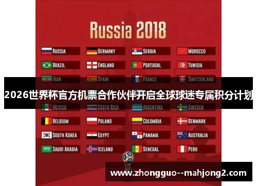 2026世界杯官方机票合作伙伴开启全球球迷专属积分计划