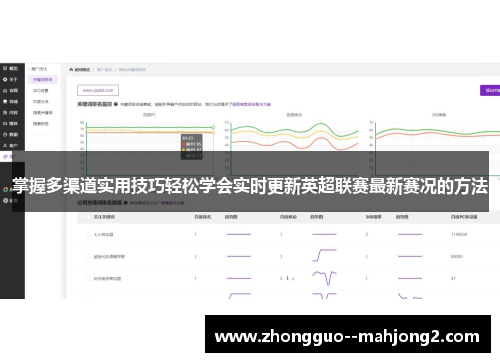 掌握多渠道实用技巧轻松学会实时更新英超联赛最新赛况的方法
