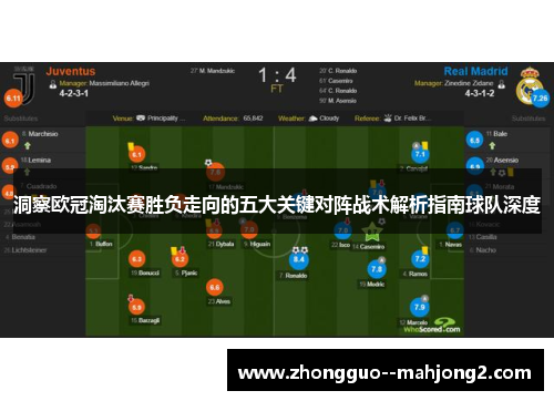 洞察欧冠淘汰赛胜负走向的五大关键对阵战术解析指南球队深度